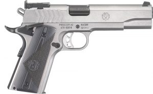 RUGER SR1911 TARGET 9MM 9-SHOT - STAINLESS G10 GRIPS