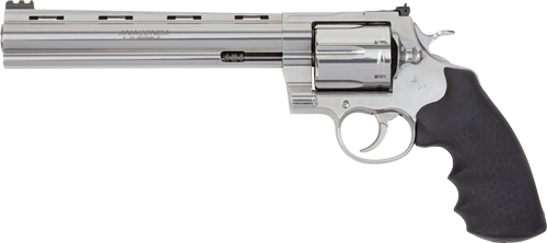 COLT ANACONDA 44MAG 8" 6RD - STAINLESS RUBBER GREEN SIGHT