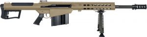 BARRETT M107A1 RIFLE 50BMG - 20" FLUTED 1:15" 10RD FDE