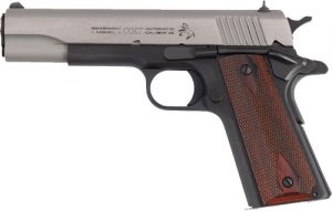 COLT 1911 45ACP 5" FS 7-SHOT - TWO TONE ROSEWOOD GRIPS