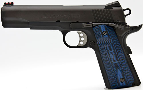 COLT COMPETITION 45ACP 5" 8RD - BLUED BLUE G10 GRIPS