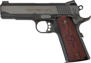 COLT LIGHTWEIGHT COMMANDER - 45ACP 4.25" 8RD ANODIZE BLUED