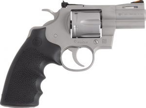 COLT PYTHON 357MAG 2.5" 6RD - MATTE STAINLESS HOGUE GRIPS
