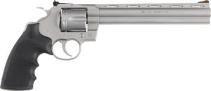 COLT PYTHON 357MAG 8" 6RD - MATTE STAINLESS HOGUE GRIPS