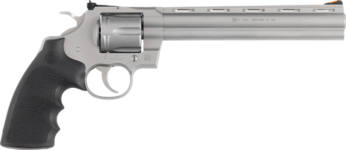 COLT PYTHON 357MAG 8" 6RD - MATTE STAINLESS HOGUE GRIPS