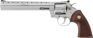 COLT PYTHON 357MAG 8" 6RD - STAINLESS WALNUT GRIPS