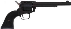 HERITAGE 22LR/22WMR BLACK - 6.5" STEEL FRAME POLYMER GRIP