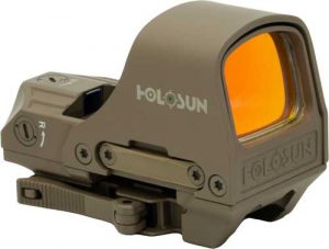 HOLOSUN 510 OPEN REFLEX GREEN - MULTI RET SOLAR W/QD MOUNT FDE