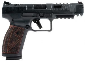CANIK SFx RIVAL-S Pistol - Black | 9mm | 5" Barrel | 2 - 18rd Mag | Steel Frame | Rosewood Grips