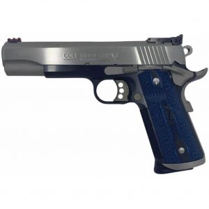 Colt Gold Cup Trophy Handgun .45 Auto 8rd Magazine 5" Barrel Two-Tone Finish G10 Grips Fiber Sights