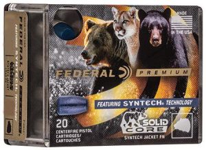 Federal Solid Core Handgun Ammunition .357 Mag 180 gr TSJ 20/ct