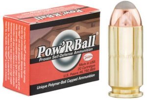 Glaser Pow'RBall Handgun Ammunition  .40 S&W 135 gr JHP 1325 fps 20/box