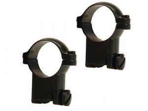 Leupold 2-Piece Solid Steel Ringmounts - Ruger M77 1" Super High Matte Black