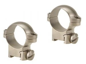 Leupold 2-Piece Solid Steel Ringmounts - Sako 1" Medium Silver