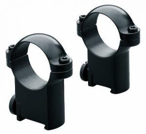 Leupold 2-Piece Solid Steel Ringmounts - Sako 30mm Super High Matte Black