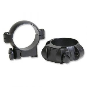 Leupold 2-Piece Solid Steel Ringmounts - Ruger No. 1 & 77/22 1" Low Matte Black