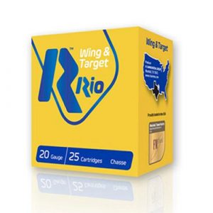 Rio Wing & Target Shotshell 20ga 2-3/4" 7/8oz 1250 fps #8 25/ct