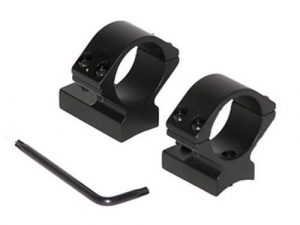 Talley Lightweight Alloy Scope Mounts - Black Anodized - 1" - Low  Weatherby Accumark - Magnum - Mark V (9 LUG)