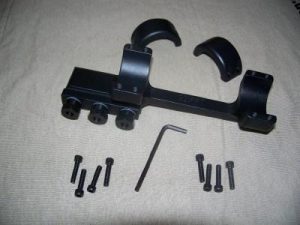 DNZ 1-Piece Freedom Reaper Forward Ring Picatinny Rail Mount - 30mm Black