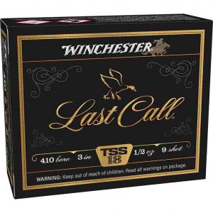 Winchester Last Call Waterfowl TSS Shotshells 410ga 3" 1/2oz 1350fps #9 10/ct
