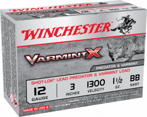 VARMINT X SHOT LOK 12GA 3" BB 1-1/2OZ