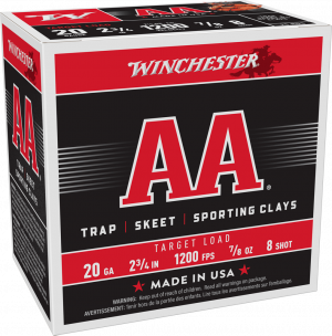 WINCHESTER AA SKEET LD 20GA 23/4 #8
