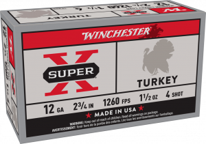 WINCHESTER SUPER X TKY LOAD 12G 23/4 11/2 #4