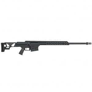 Barrett SMR MRAD Fixed Stock Rifle .338 Norma Magnum 10rd Magazine(1) 26'' Fluted Barrel Black Finish