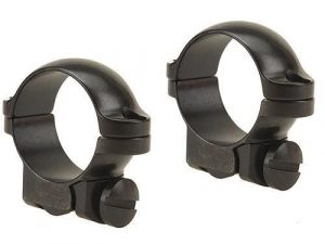 Leupold 2-Piece Solid Steel Ringmounts - Ruger No. 1 & .77/22 1" Low Gloss Black