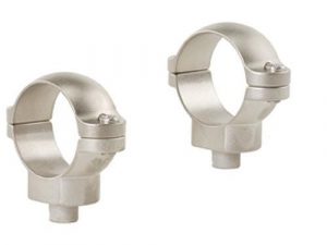 Leupold 2-Piece Quick Release (QR) Scope Rings - 1" Medium Silver