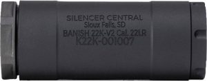 BANISH SUPPRESSORS BANISH22K - V2 RIMFIRE 1/2X28 BLACK