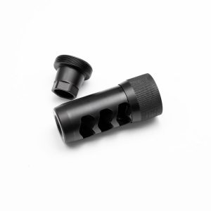 Area 419 Hellfire Self Timing Muzzle Brake 338 Black Nitride 5/8-24