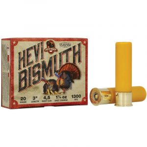 HEVI-Shot HEVI-Bismuth Turkey Shotshells 20ga 3" 1-1/4oz 1300 fps #4 5/ct