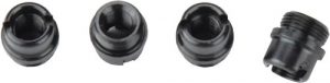 ED BROWN GRIP SCREW BUSHINGS - BLUED 4-PACK FOR 1911