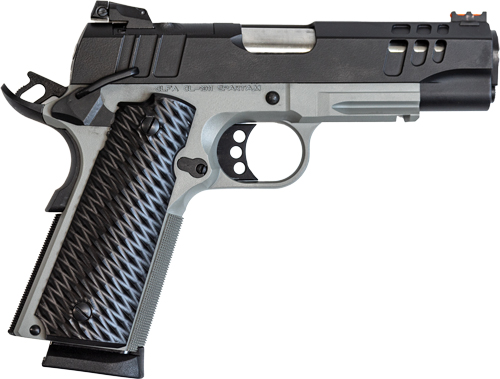 GLFA 1911 PISTOL 45ACP 4.25" - BLACK SLIDE BULL SHARK FRAME