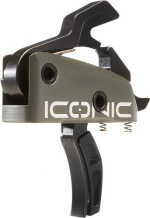 RISE TRIGGER ICONIC GREEN - 2-STAGE 1.25/1.75 AR-15 W/PINS