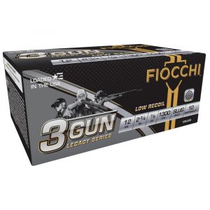 Fiocchi 3 Gun Match Shotshells 12ga 2-3/4" 7/8oz 1300 fps Slug 10/ct