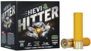 HEVI-SHOT HEVI-HITTER 20GA 3IN 7/8OZ #4 TUNGSTEN/STEEL 25 RD/BX 10 BX/CS