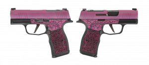 SIG SAUER P365X LADY BUG 9MM PSTL 3.1" BBL 2-12RD MAGS, OPTC PLTE COVER