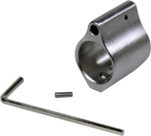 GUNTEC LOW PROFILE GAS BLOCK - .750 DIA STAINLESS STEEL