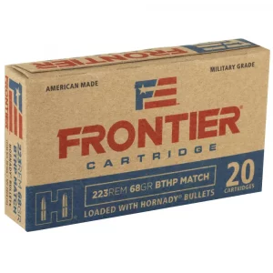 Hornady Frontier Rifle Ammunition .223 Rem 68 gr BTHP-MATCH 20/ct