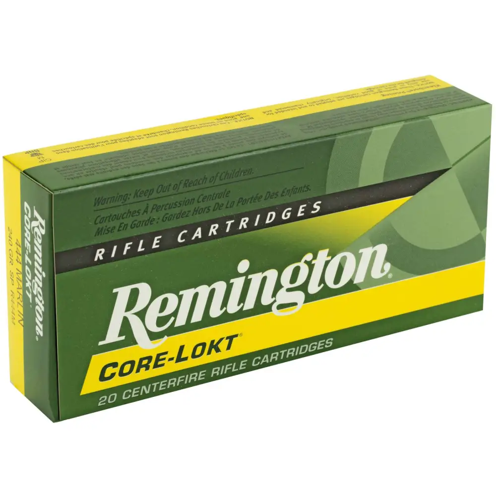 REMINGTON R444M 444 MARLIN 240GR CORE-LOKT SP 20 RD/BX 10 BX/CS