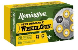 Remington Performance Wheel Gun Ammunition .45 Colt 250 gr LRN 750 fps 50/ct