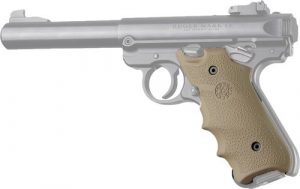 HOGUE GRIPS RUGER MKIV RUBBER - GRIP W/ FINGER GROOVES FDE