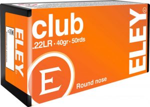 ELEY CLUB 22LR 40GR RN - 50RD 100BX/CS