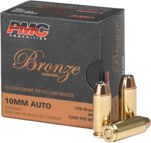 PMC Bronze 10mm Handgun Ammo - 170 Grain | JHP | 25rd Box