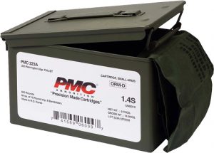 PMC Bronze Ammo Can .223 Remington Rifle Ammo - 55 Grain | FMJ-BT | 840rd Can