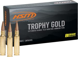 HSM TROPHY GOLD 6.5X55 MAUSER - 130GR BERGER VLD 20RD 25BX/CS