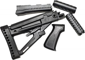 PRO MAG ARCHANGEL AK-47/AKM - STOCK SET BLACK POLYMER