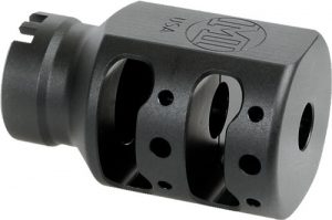 MI ALPHA TANK BRAKE 1/2X28 9MM - BLACK MATTE NITRIDE
